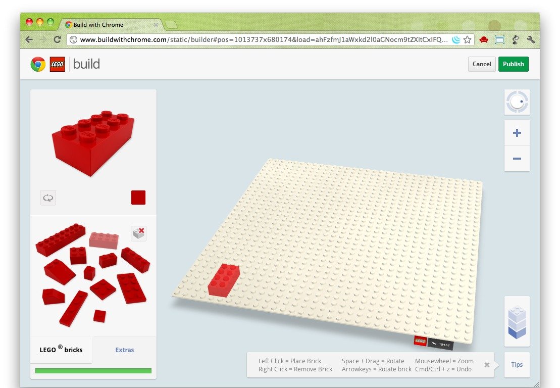 Build Lego onto a Google Map 3