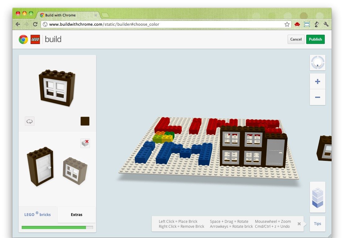 Build Lego onto a Google Map 6