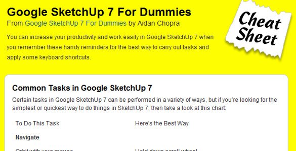 Google Sketchup 7 for dummies